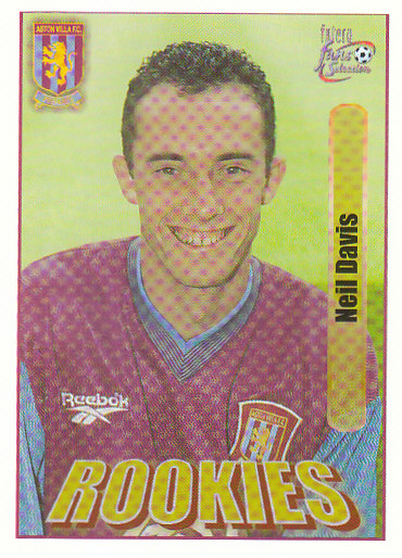 Neil Davis Aston Villa 1997/98 Futera Fans' Selection #30